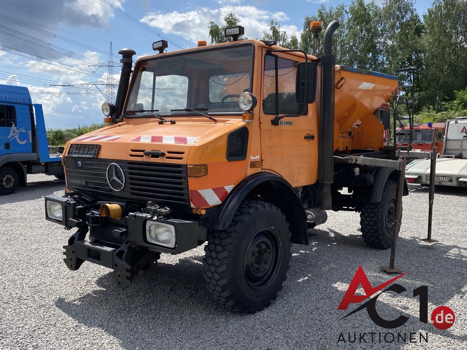 MB Unimog U1450 4x4 mit Winterdienstausstattung